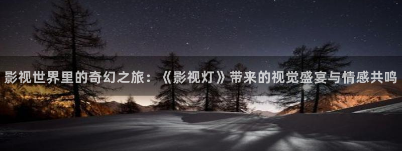 久久99999视频：影视世界里的奇幻之旅：《影视灯》带来的视觉盛宴与情感共鸣